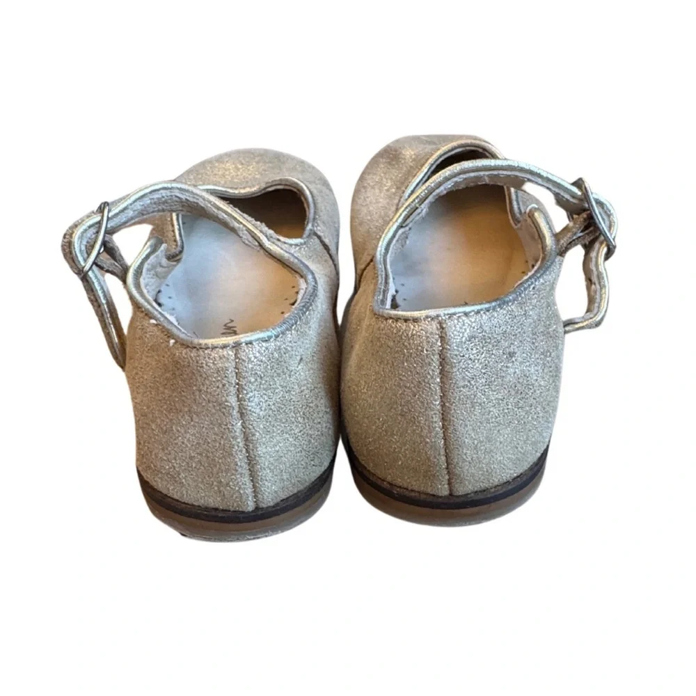 Mini Boden Girls Gold Dress Shoes